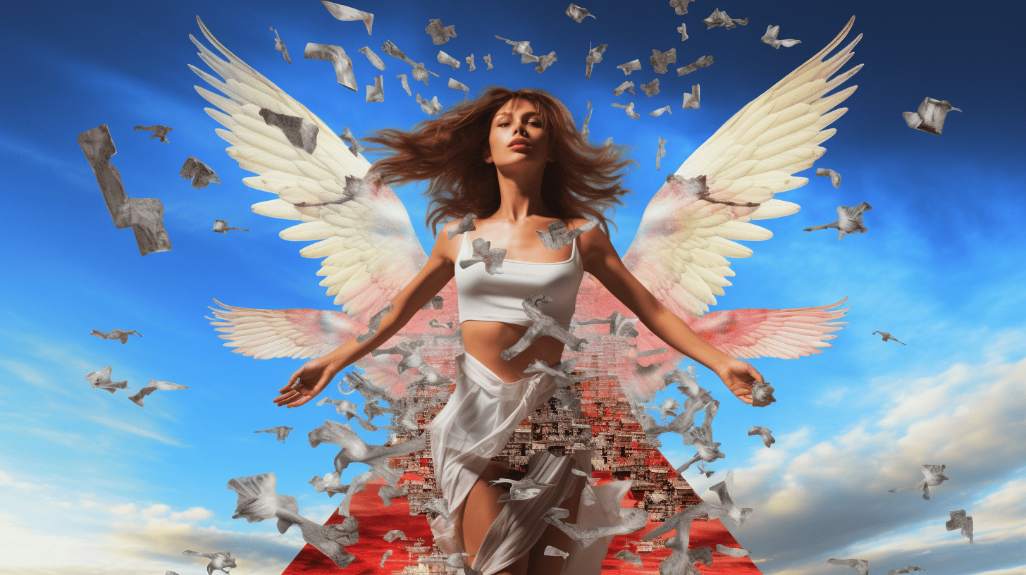 Collage__photomontage_of_an_angel_in_flight_with